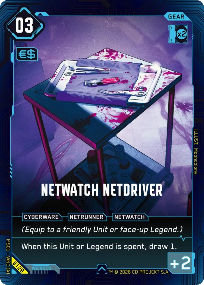 NetWatch Netdriver — Welcome to Night City - Beta — Cyberpunk