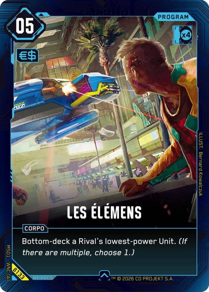 Les Elemens — Welcome to Night City - Beta — Cyberpunk TCG