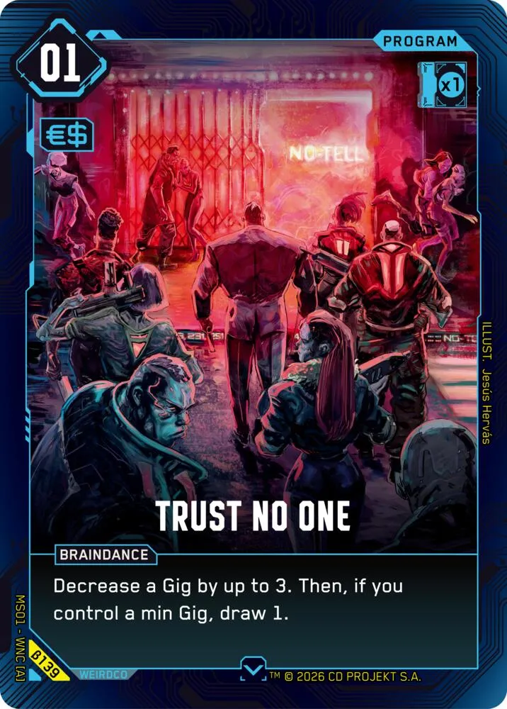 Trust No One — Welcome to Night City - Beta — Cyberpunk