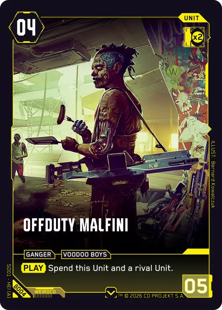 Offduty Malfini — The Heist - Beta Starter Deck — Cyberpunk