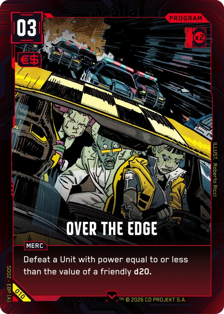Over the Edge — Embracing Power - Retail Starter Deck — Cyberpunk