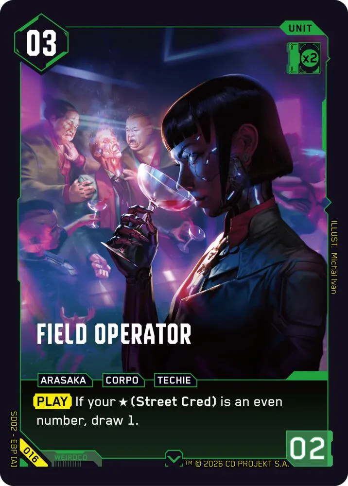 Field Operator — Embracing Power - Retail Starter Deck — Cyberpunk