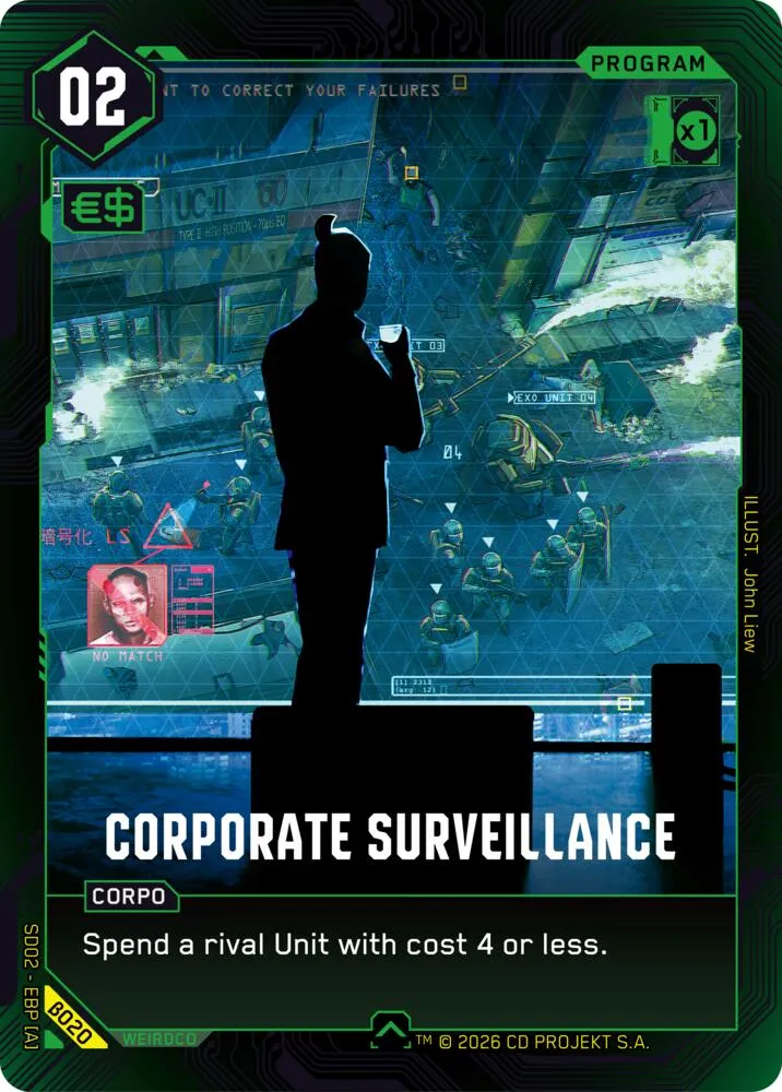 Corporate Surveillance — Embracing Power - Beta Starter Deck — Cyberpunk