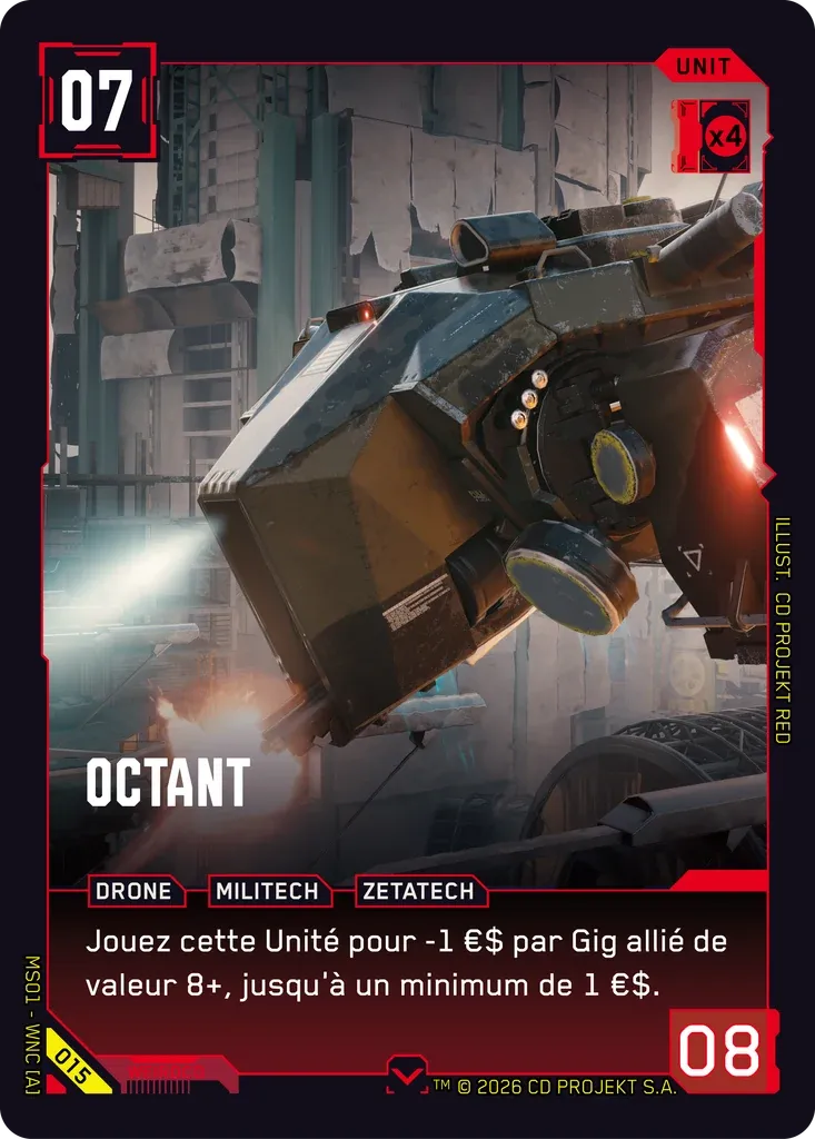 Octant — Welcome to Night City — Retail — FR — Cyberpunk TCG