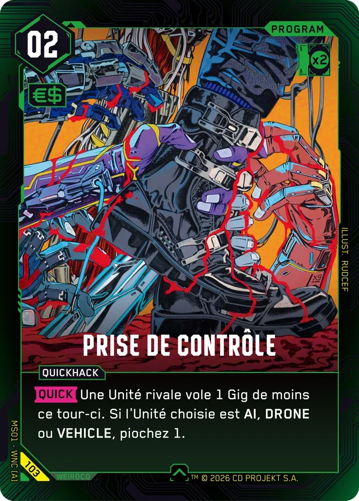 Take Control — Welcome to Night City — Retail — FR — Cyberpunk TCG