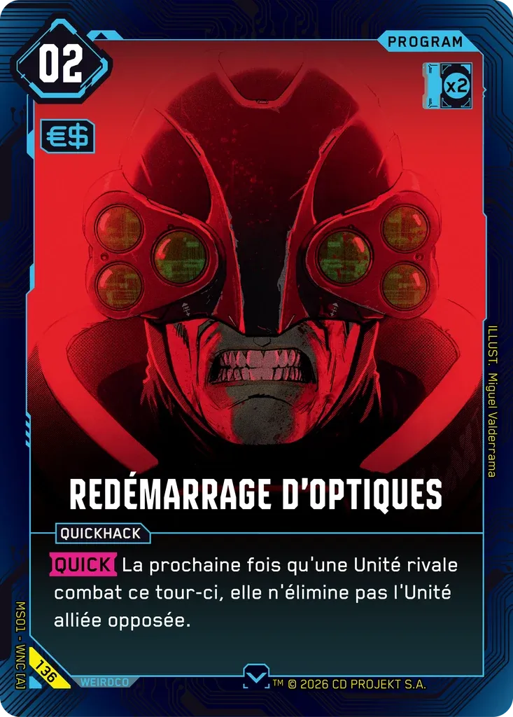 Reboot Optics — Welcome to Night City — Retail — FR — Cyberpunk TCG