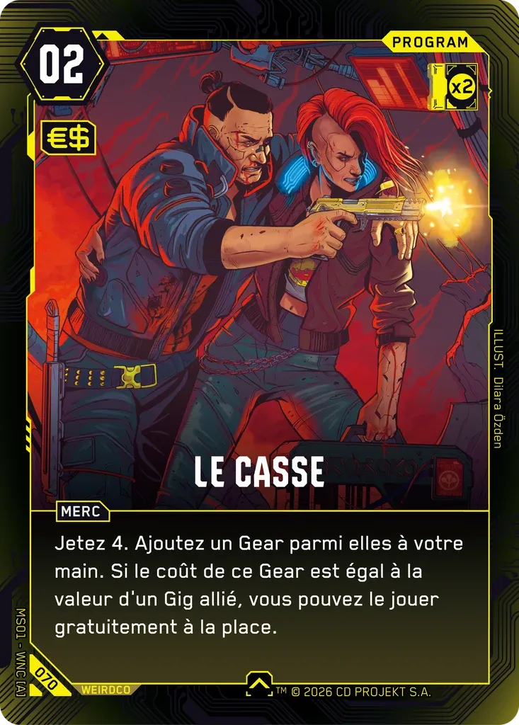 The Heist — Welcome to Night City — Retail — FR — Cyberpunk TCG