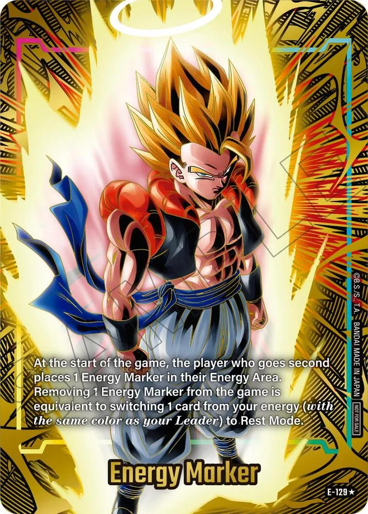 Energy Marker (E-129) (Gold) — Fusion World Energy Markers — Dragon Ball Super: Fusion World