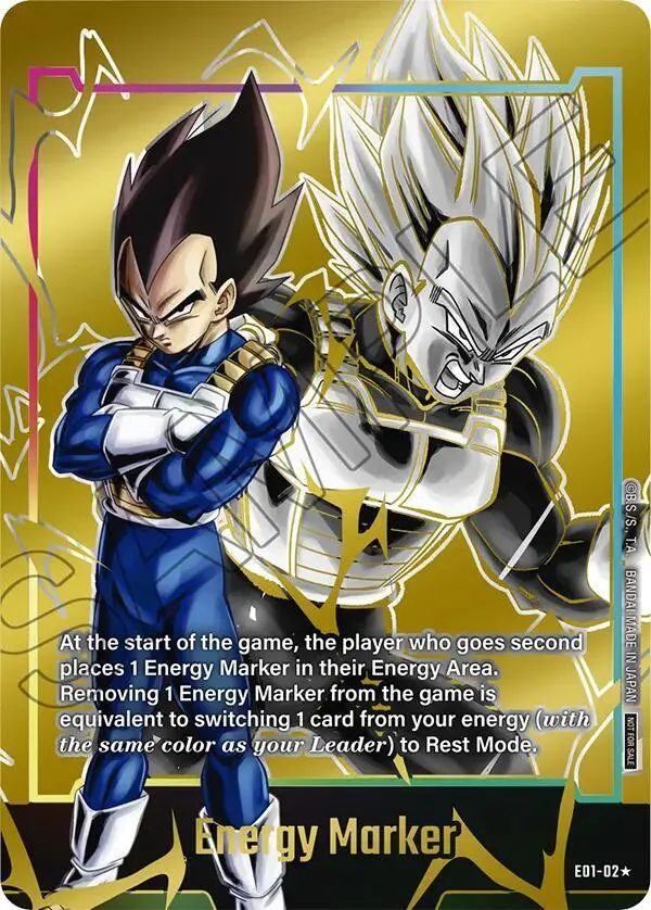 Energy Marker (E01-02) (Gold) — Fusion World Energy Markers — Dragon Ball Super: Fusion World