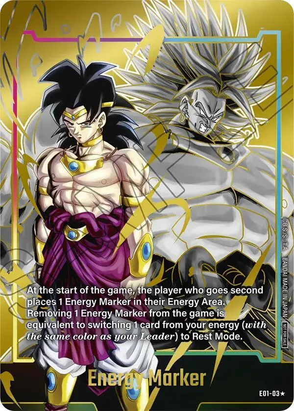 Energy Marker (E01-03) (Gold) — Fusion World Energy Markers — Dragon Ball Super: Fusion World