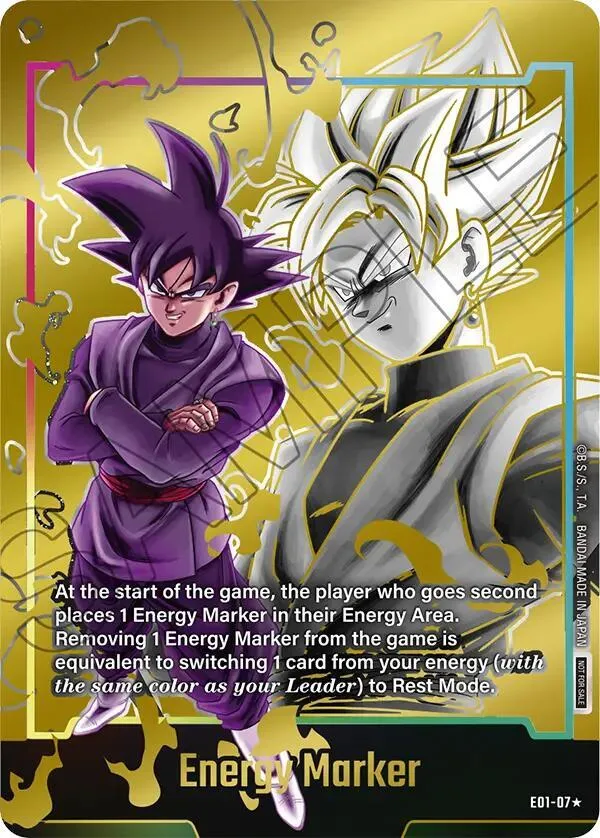 Energy Marker (E01-07) (Gold) from Fusion World Energy Markers - Dragon Ball Super: Fusion World