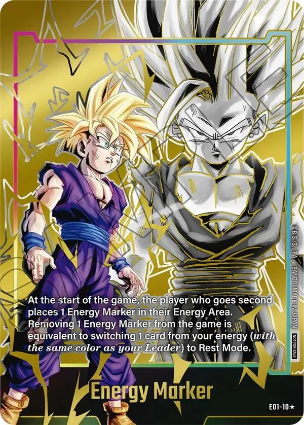 Energy Marker (E01-10) (Gold) — Fusion World Energy Markers — Dragon Ball Super: Fusion World