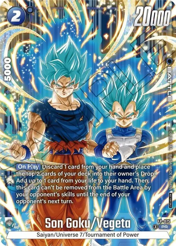 Son Goku/Vegeta (2nd Anniversary Pack) — Fusion World Promotion Cards and Packs — Dragon Ball Super: Fusion World