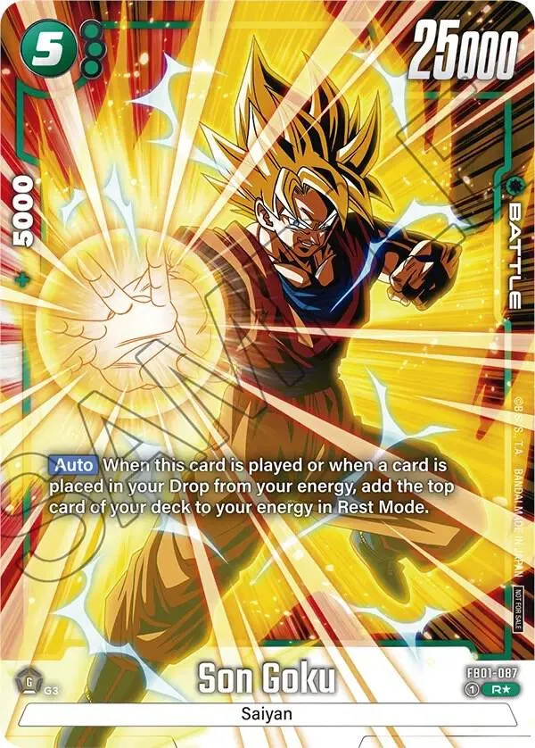 Son Goku - FB01-087 (Tournament Pack -Winner- 01) — Tournament and Championship Promos — Dragon Ball Super: Fusion World