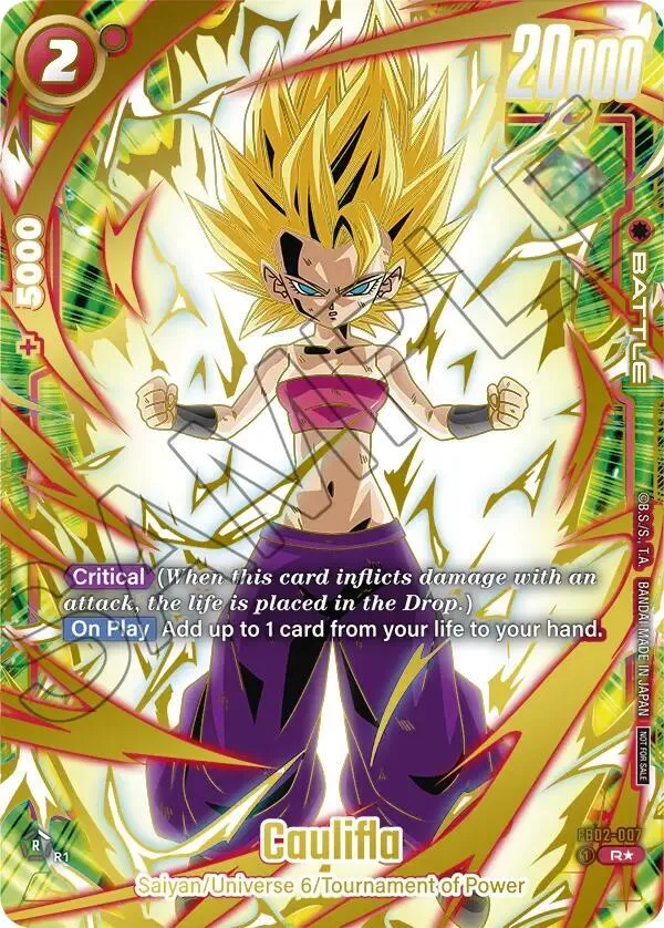 Caulifla - FB02-007 (Ultimate Battle 2024 Vol.2) — Tournament and Championship Promos — Dragon Ball Super: Fusion World