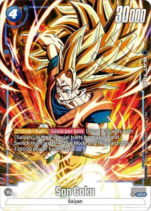Son Goku - FB02-051 (Tournament Pack -Winner- 02) — Tournament and Championship Promos — Dragon Ball Super: Fusion World