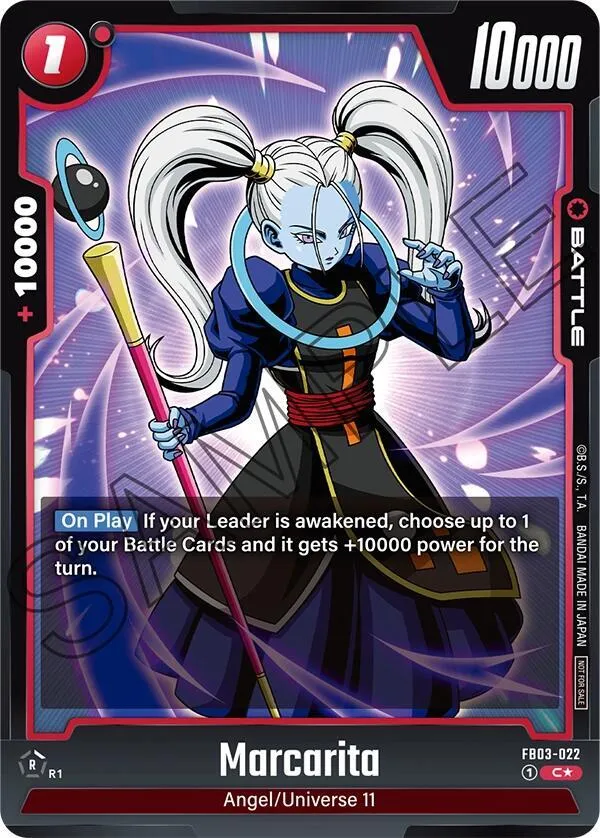 Marcarita (Tournament Pack 04) — Tournament and Championship Promos — Dragon Ball Super: Fusion World