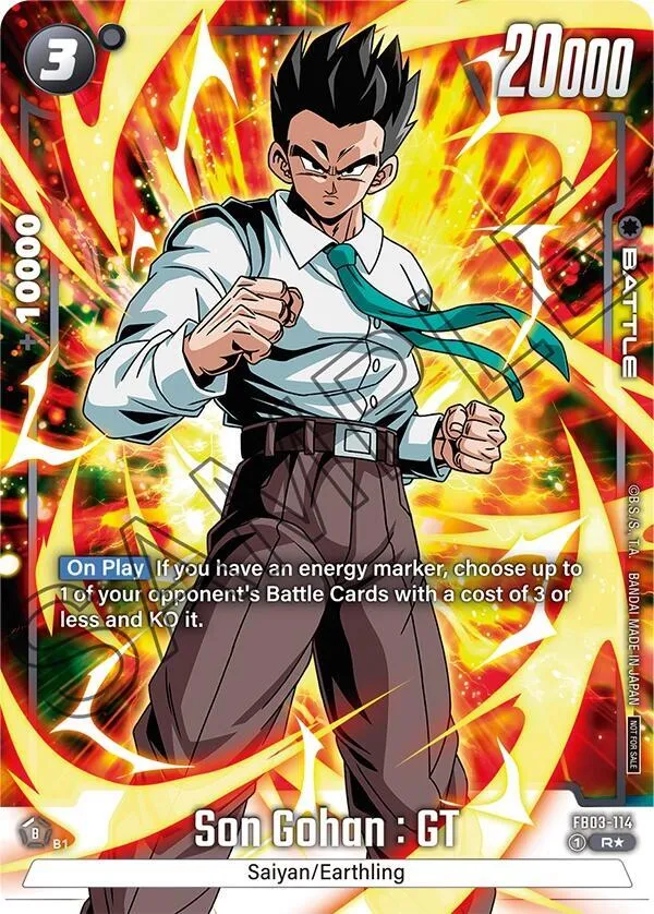 Son Gohan : GT (Tournament Pack -Winner- 04) — Tournament and Championship Promos — Dragon Ball Super: Fusion World