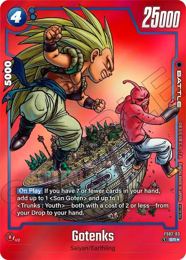 Gotenks - FS02-03 (Limited Pack MANGA Version 02) — Tournament and Championship Promos — Dragon Ball Super: Fusion World