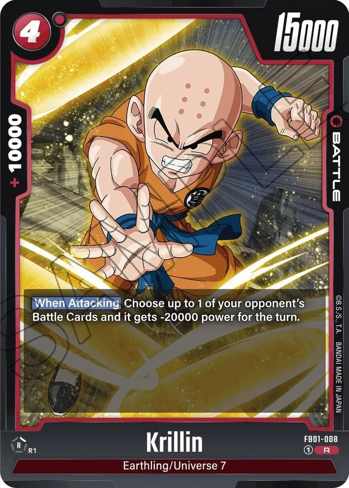 Krillin - FB01-008 — Awakened Pulse — Dragon Ball Super: Fusion World