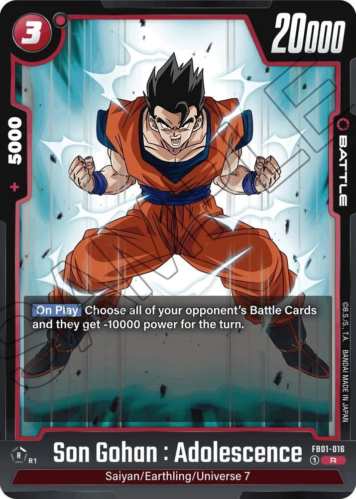 Son Gohan : Adolescence — Awakened Pulse — Dragon Ball Super: Fusion World