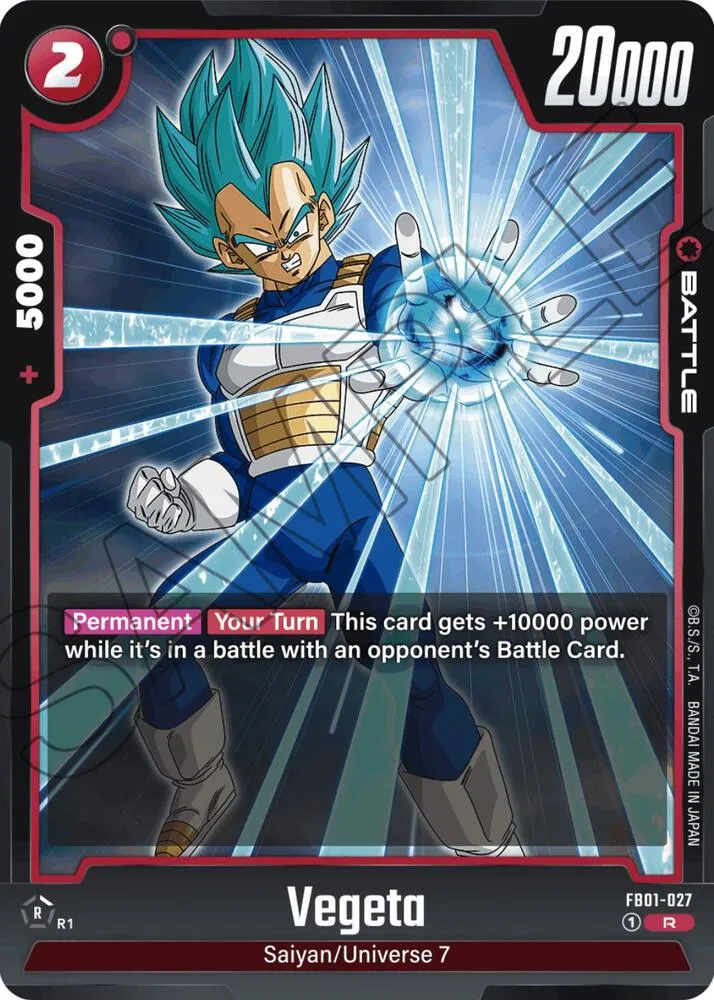 Vegeta - FB01-027 — Awakened Pulse — Dragon Ball Super: Fusion World