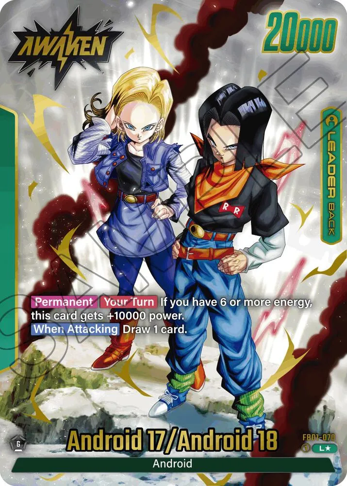 Android 17 - FB01-070 (Alternate Art) — Awakened Pulse — Dragon Ball Super: Fusion World