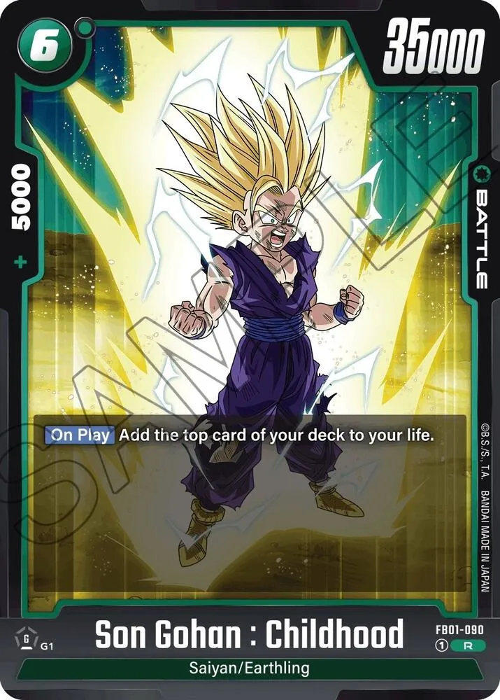 Son Gohan : Childhood - FB01-090 — Awakened Pulse — Dragon Ball Super: Fusion World
