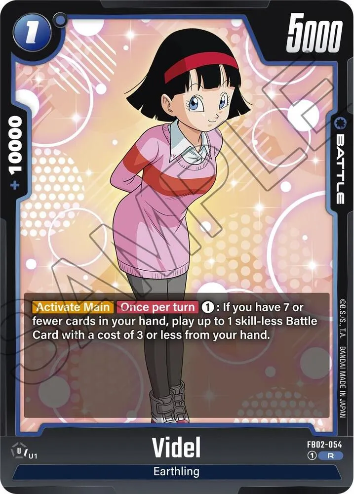 Videl - FB02-054 — Blazing Aura — Dragon Ball Super: Fusion World