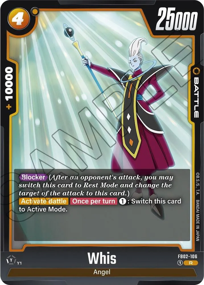 Whis - FB02-106 — Blazing Aura — Dragon Ball Super: Fusion World