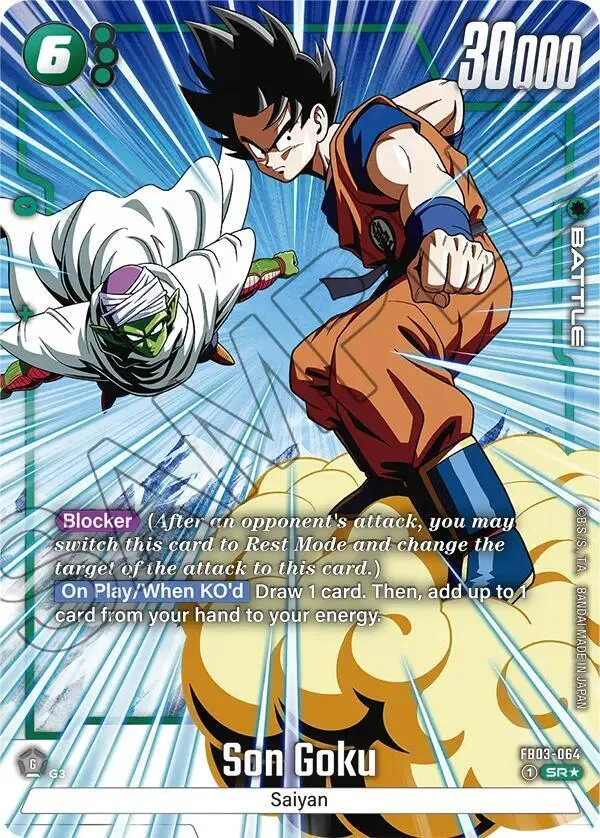 Son Goku - FB03-064 (Alternate Art) — Raging Roar — Dragon Ball Super: Fusion World
