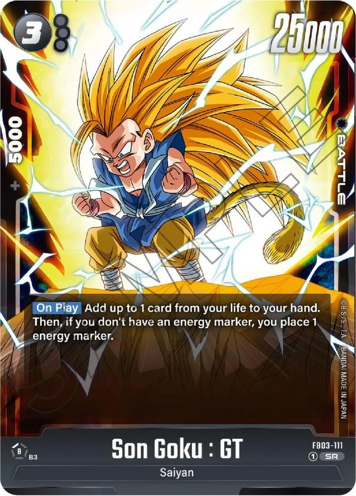Son Goku : GT - FB03-111 — Raging Roar — Dragon Ball Super: Fusion World