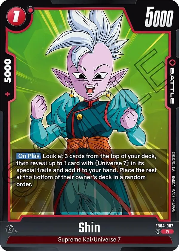 Shin - FB04-007 — Ultra Limit — Dragon Ball Super: Fusion World