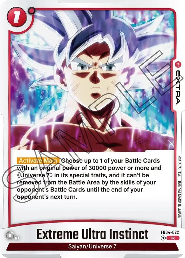 Extreme Ultra Instinct — Ultra Limit — Dragon Ball Super: Fusion World