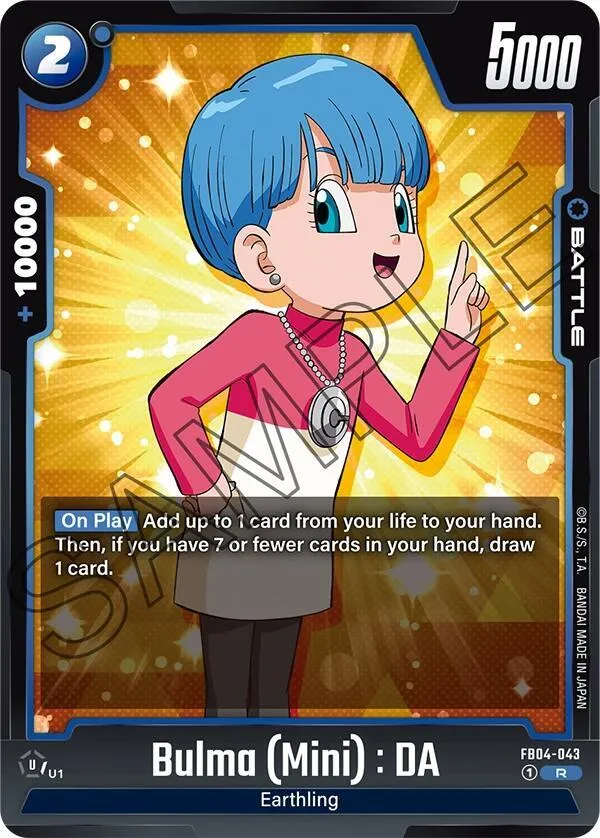Bulma (Mini) : DA — Ultra Limit — Dragon Ball Super: Fusion World