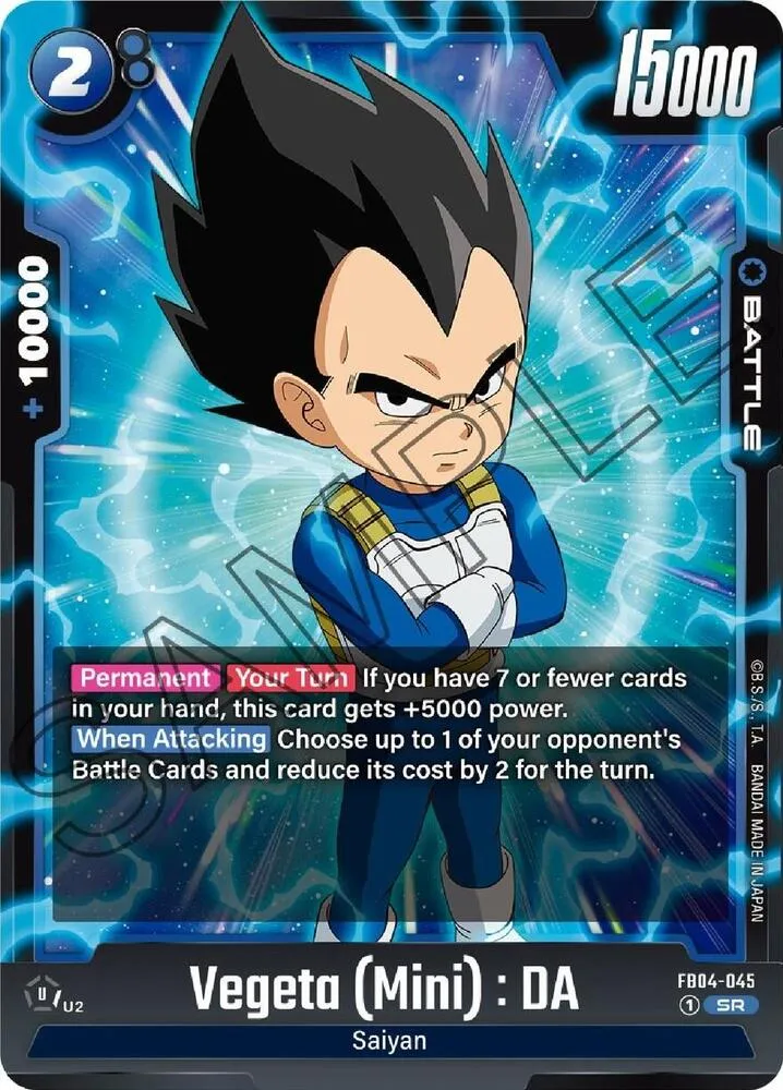 Vegeta (Mini) : DA — Ultra Limit — Dragon Ball Super: Fusion World