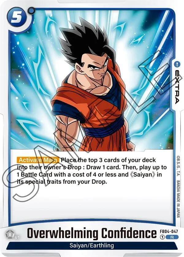 Overwhelming Confidence — Ultra Limit — Dragon Ball Super: Fusion World