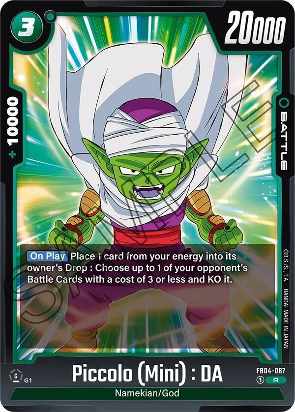 Piccolo (Mini) : DA — Ultra Limit — Dragon Ball Super: Fusion World