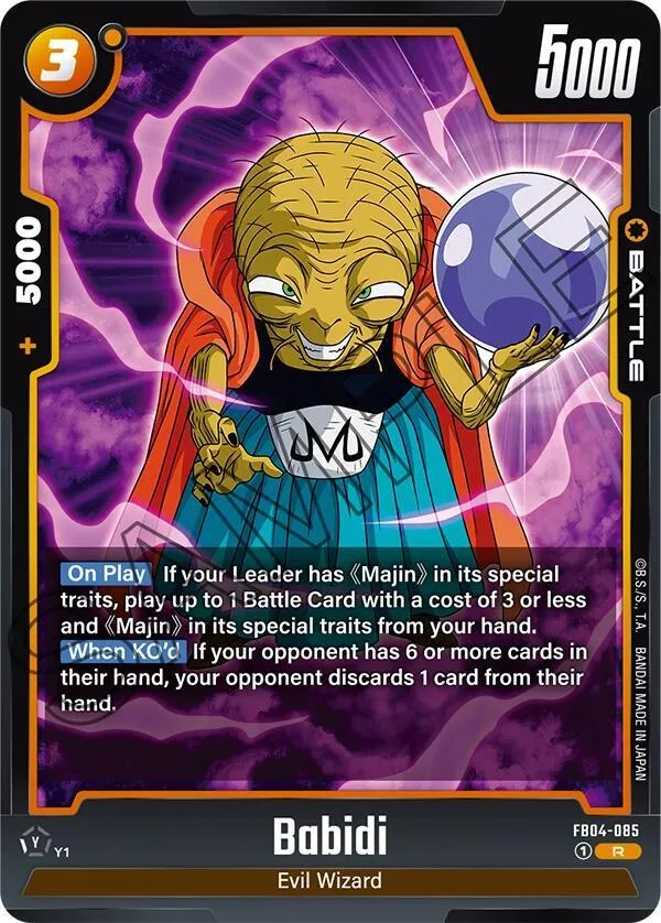 Babidi — Ultra Limit — Dragon Ball Super: Fusion World