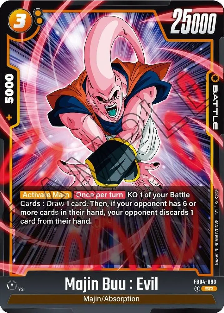 Majin Buu : Evil - FB04-093 — Ultra Limit — Dragon Ball Super: Fusion World