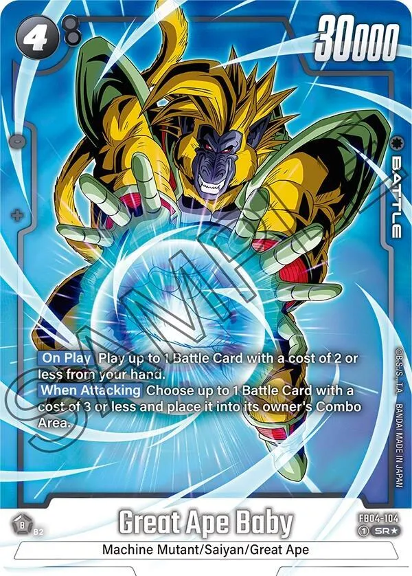 Great Ape Baby (Alternate Art) — Ultra Limit — Dragon Ball Super: Fusion World