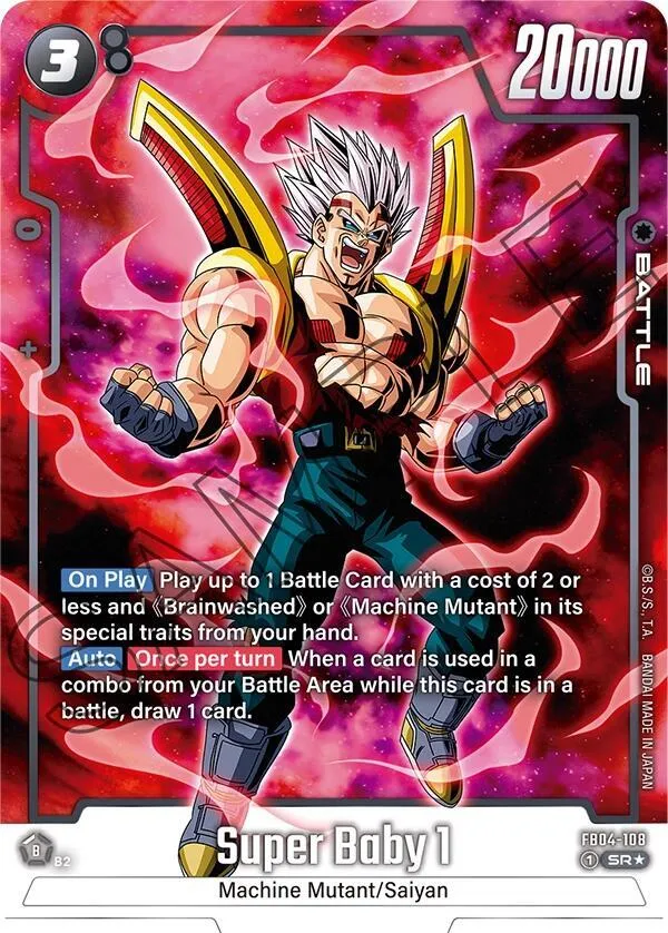 Super Baby 1 (Alternate Art) — Ultra Limit — Dragon Ball Super: Fusion World