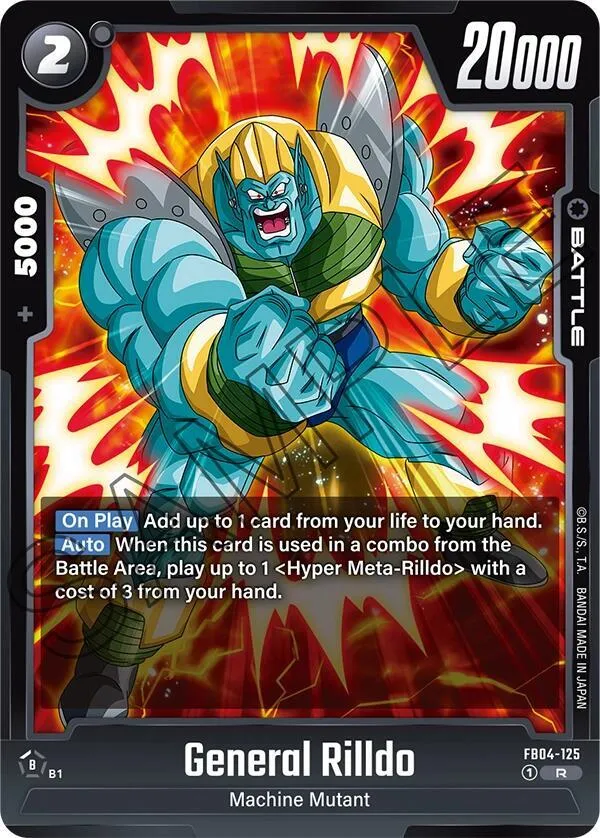 General Rilldo — Ultra Limit — Dragon Ball Super: Fusion World