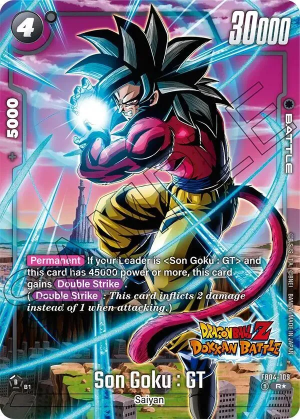 Son Goku : GT (Dragon Ball Z Dokkan Battle Alternate Art) — Ultra Limit Alternate Art Reprints — Dragon Ball Super: Fusion World