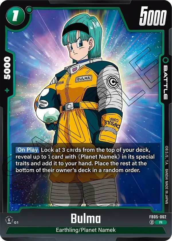 Bulma - FB05-062 — New Adventure — Dragon Ball Super: Fusion World