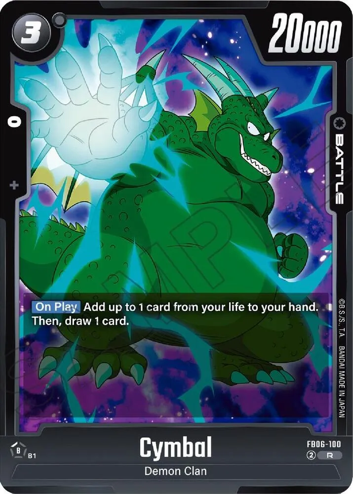 Cymbal - FB06-100 — Rivals Clash — Dragon Ball Super: Fusion World