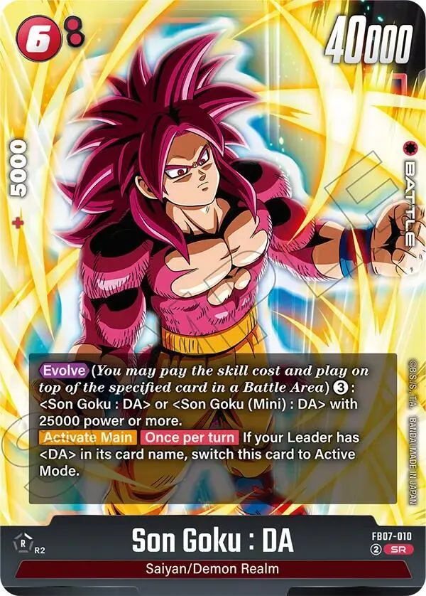 Son Goku : DA - FB07-010 — Wish For Shenron — Dragon Ball Super: Fusion World