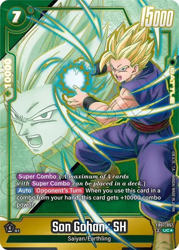 Son Gohan : SH - FB07-057 (Alternate Art) — Wish For Shenron — Dragon Ball Super: Fusion World