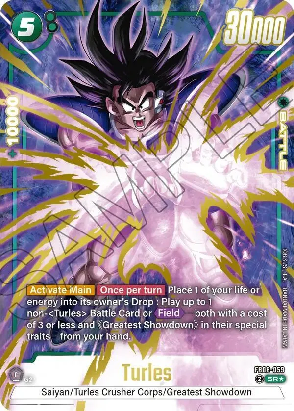 Turles - FB08-059 (Alternate Art) — Saiyan's Pride — Dragon Ball Super: Fusion World