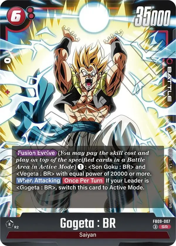 Gogeta : BR - FB09-007 — Dual Evolution — Dragon Ball Super: Fusion World